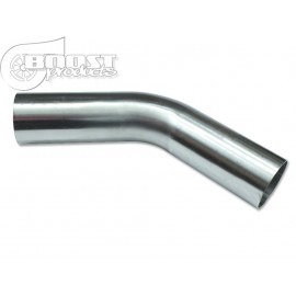 Curva 45° 63,5  mm in acciaio inox modello lungo