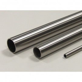 Tubi inox 42,4 x 1,5 mm da 1 metro acciaio aisi 304