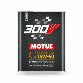 Olio motore MOTUL 300V COMPETITION 15W-50 tanica 2 litri