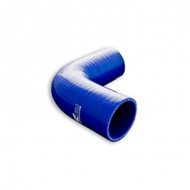 Curva 90° 70 - 76 mm lunghezza 150 mm in silicone blu