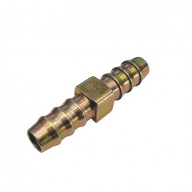 Raccordo in metallo per giunzione tubo 4 mm rigato