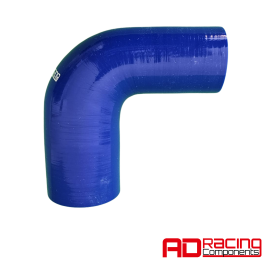 Curva riduzione 90° 60 - 51 mm  in silicone blu